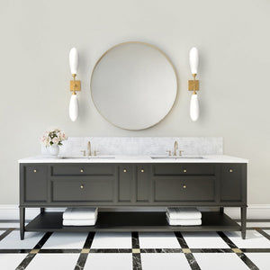 Art Glass Fiori Double Wall Sconce - Zonesus