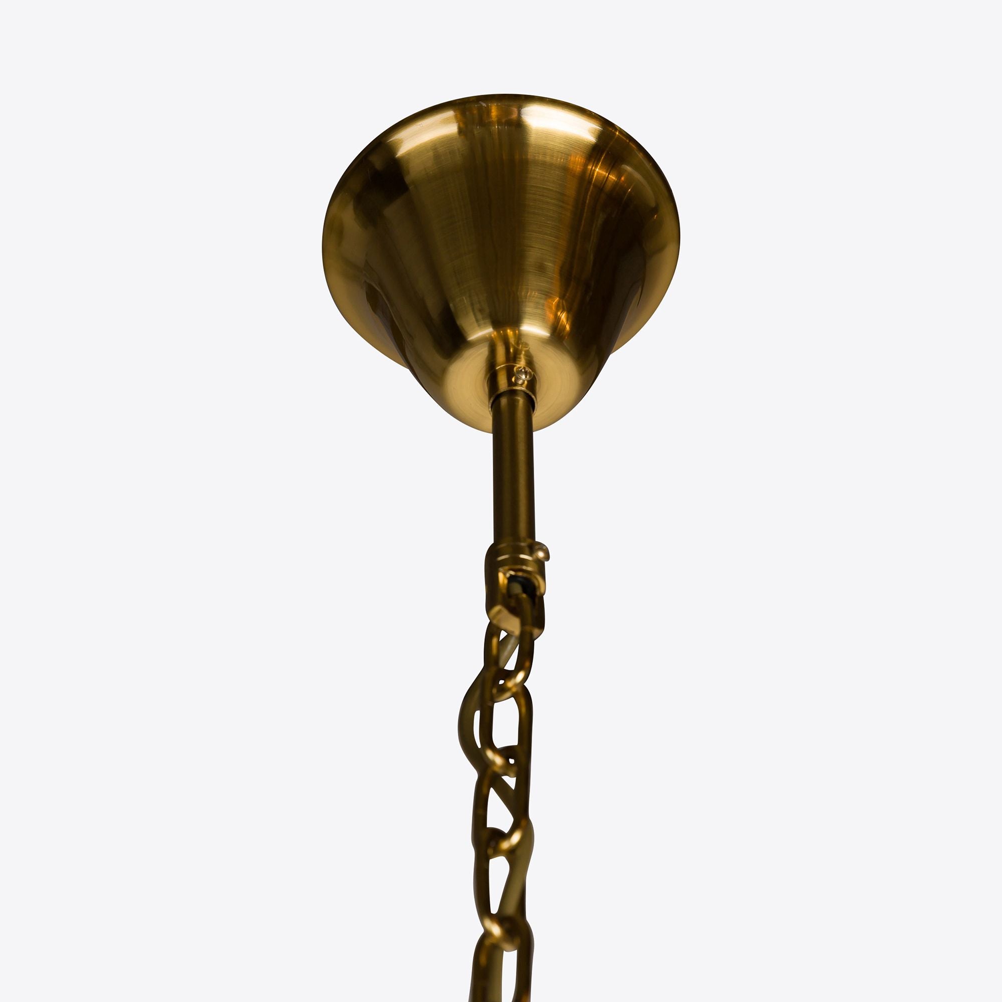 Brass Monte Carlo Grande Chandelier 26.8" - Zonesus