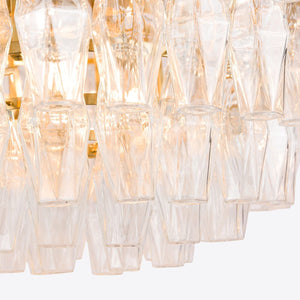 Clear Pallina Chandelier 28" - Zonesus