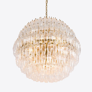 Clear Pallina Chandelier 28" - Zonesus