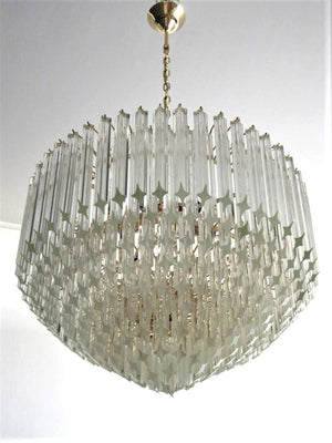 Murano Chandelier – Quadriedri – 265 prisms – Transparent - Zonesus