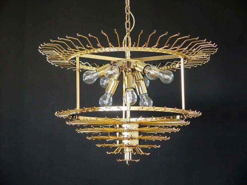 Murano Chandelier – Quadriedri – 265 prisms – Transparent - Zonesus