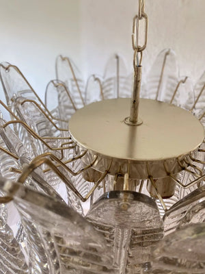 Murano Chandelier – 36 glass leaves – Smoked - Zonesus