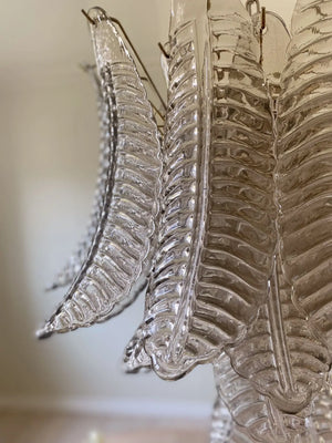 Murano Chandelier – 36 glass leaves – Smoked - Zonesus