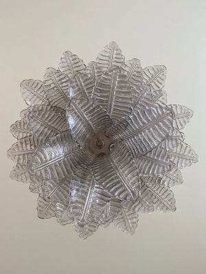 Murano Chandelier – 36 glass leaves – Smoked - Zonesus