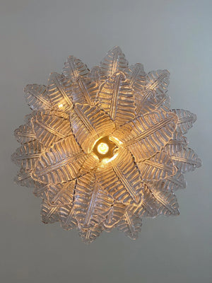 Murano Chandelier – 36 glass leaves – Smoked - Zonesus
