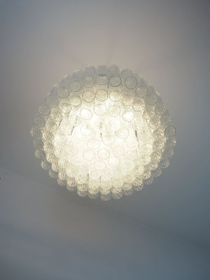 Murano Chandelier – 101 Tuber – Textured – Transparent - Zonesus