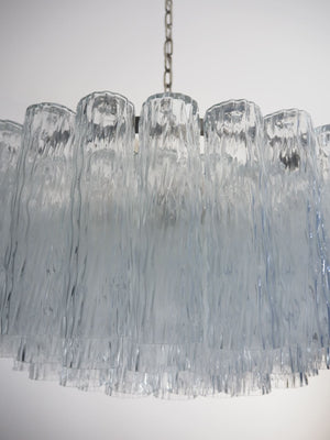 Murano Chandelier – 101 Tuber – Textured – Transparent - Zonesus
