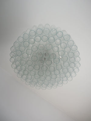 Murano Chandelier – 101 Tuber – Textured – Transparent - Zonesus