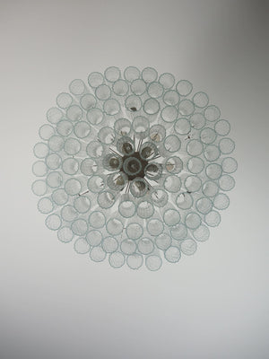 Murano Chandelier – 101 Tuber – Textured – Transparent - Zonesus