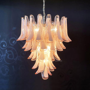 Murano Chandelier – 52 petals – Pink - Zonesus