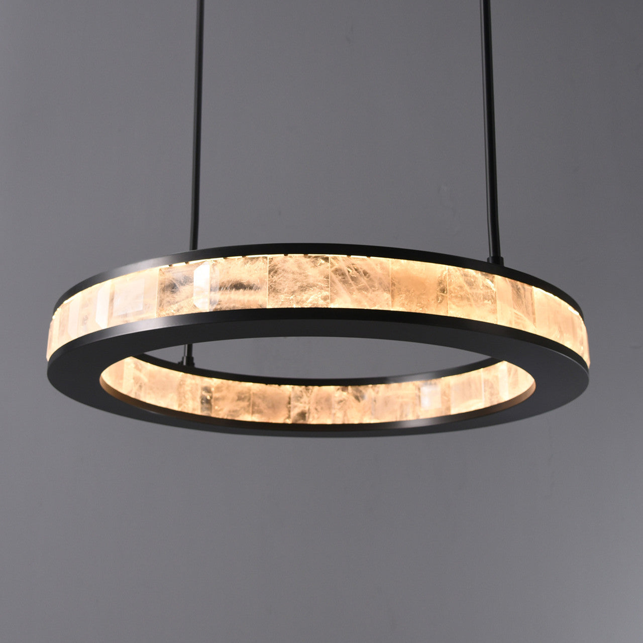 Rolantis -O Rock Crystal Pendant Bronze - Zonesus