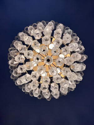 Murano Chandelier – Poliedri – 111 glass – Transparent - Zonesus