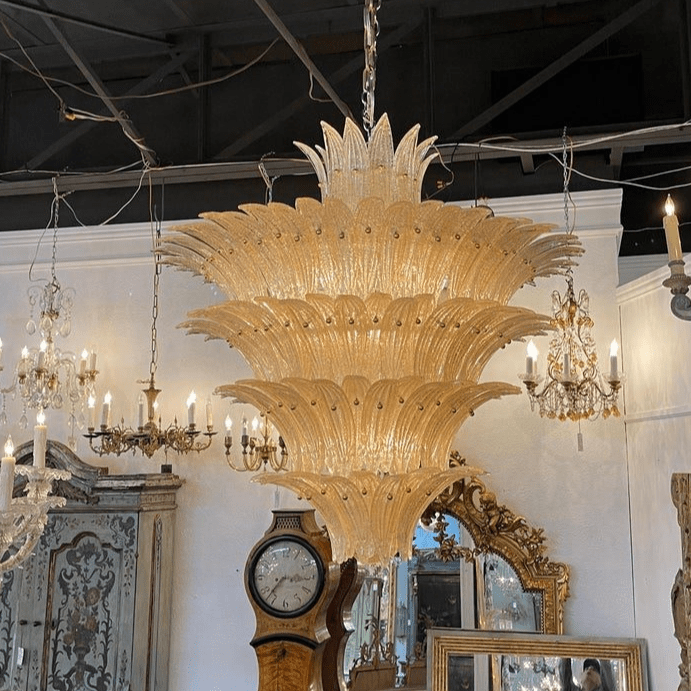 Murano Palmette Chandelier - Zonesus