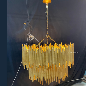 Althely 8 Lights 2-Tier Chandelier - Zonesus