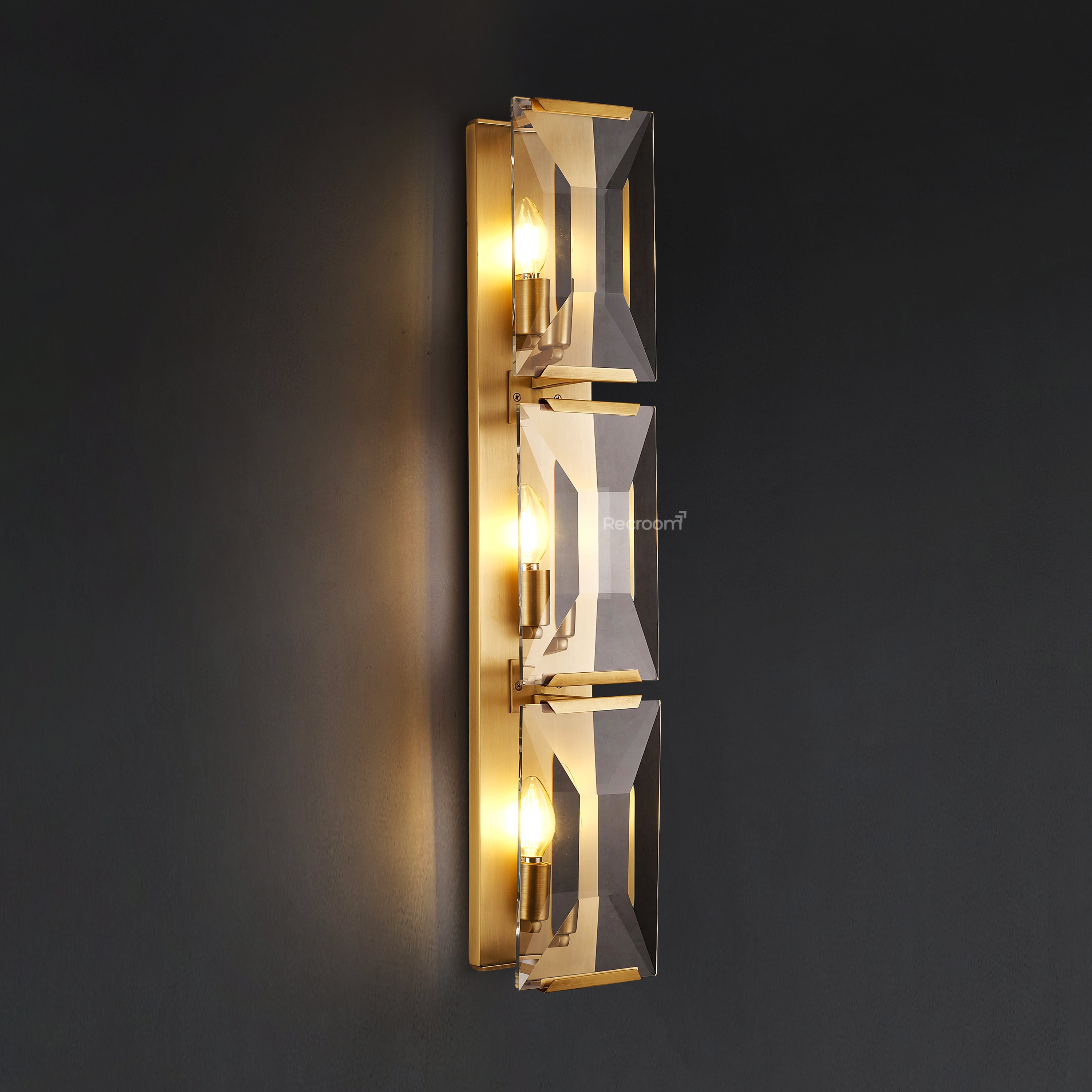 Harllow Crystal Triple Wall Sconce 6“ - Zonesus