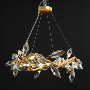 Addison 34" Crystal Chandelier - Zonesus