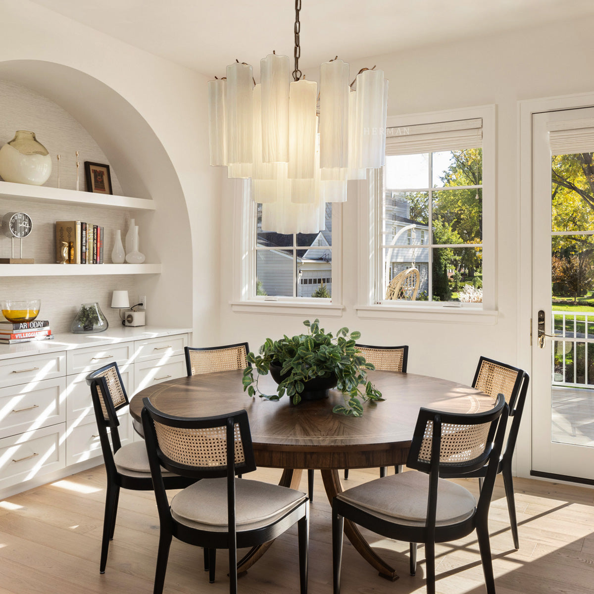 Murano Chandelier – 36 tubes – Matte white - Zonesus