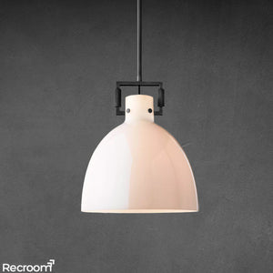 Machenist Milk Glass Cloche Pendant 10" 14" 18" - Zonesus