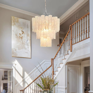 Murano Chandelier – 48 tubes – Alabaster White - Zonesus