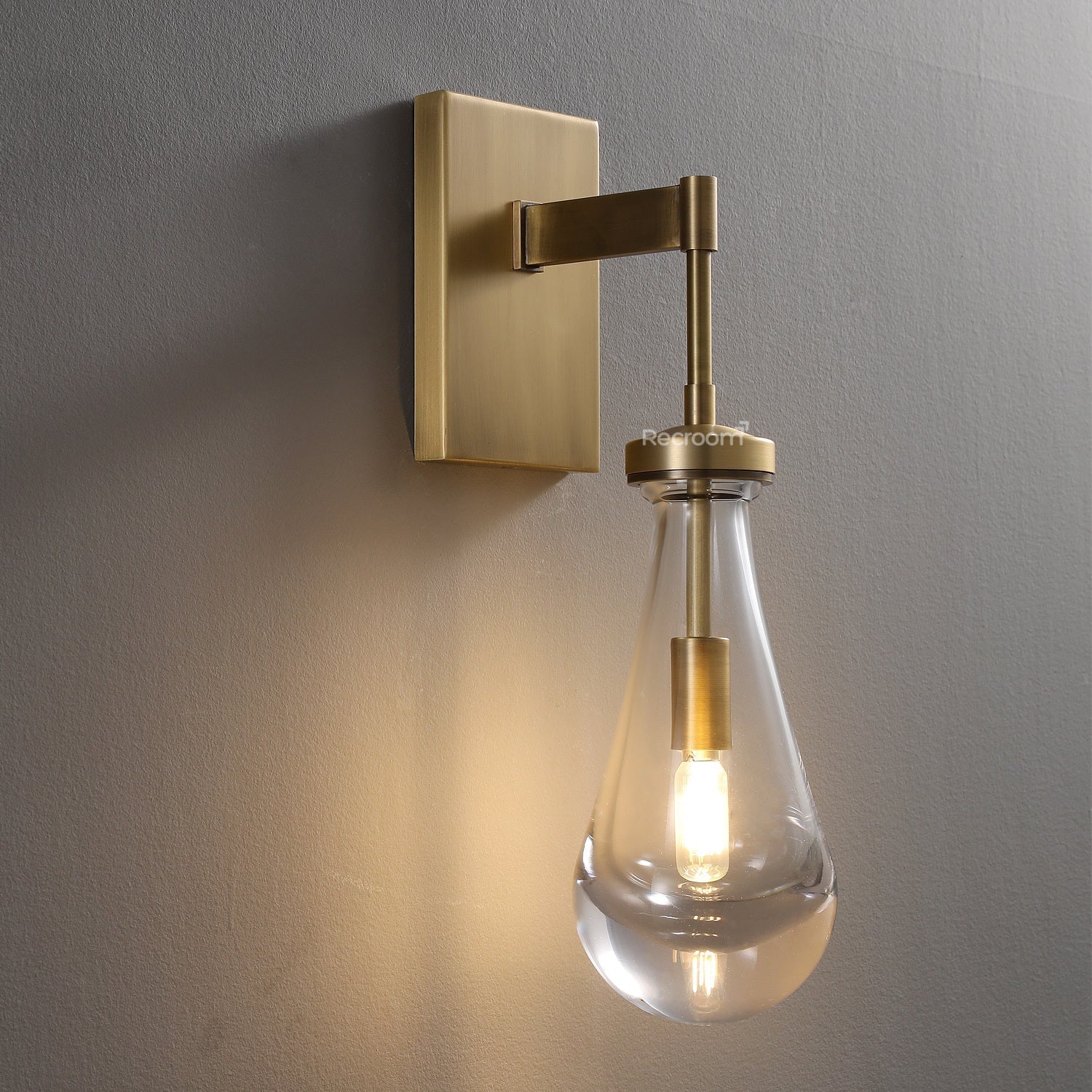 Raindrop Wall Sconce 5" Rod - Zonesus