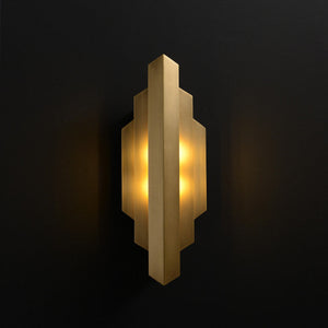 Luker Wall Sconce Brass - Zonesus