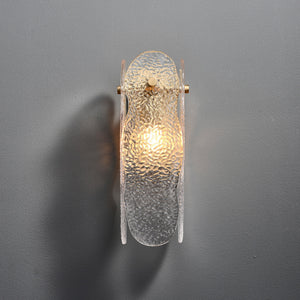 Ice Sculpture Glass Wall Sconce - Zonesus