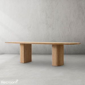 Muelho Rectangular Wood Dining Table - Zonesus