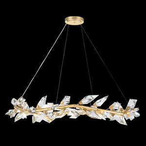 Addison 55" Round Crystal Chandelier - Zonesus