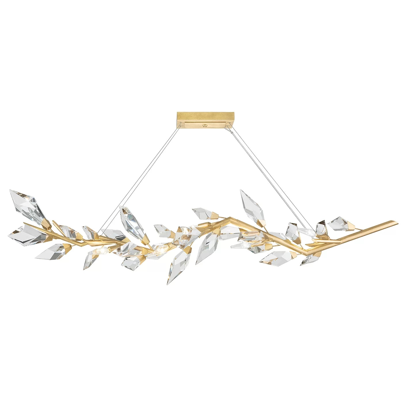 Addison 63.5“ Linear Crystal Chandelier - Zonesus