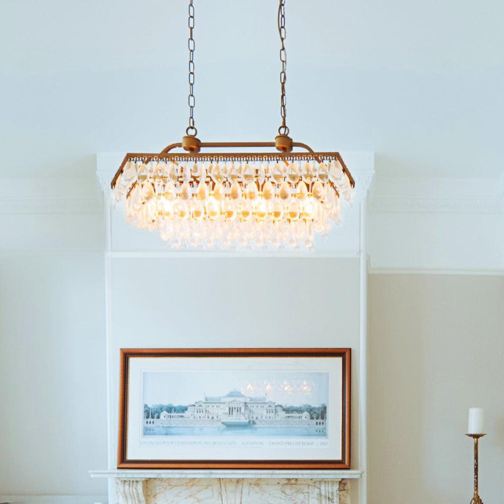Anabella Rectangular Chandelier - Zonesus