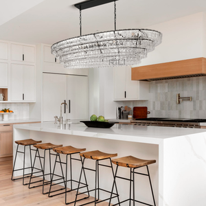 Ghiaccio Oval Chandelier - Zonesus