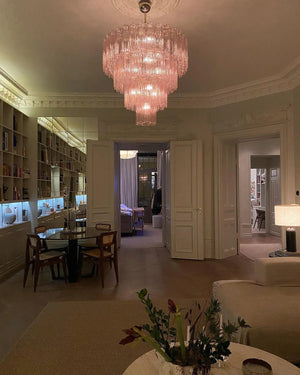 Murano Chandelier – 78 tubes – Pink - Zonesus