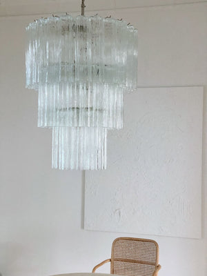 Murano Chandelier – 52 tubes – Transparent - Zonesus