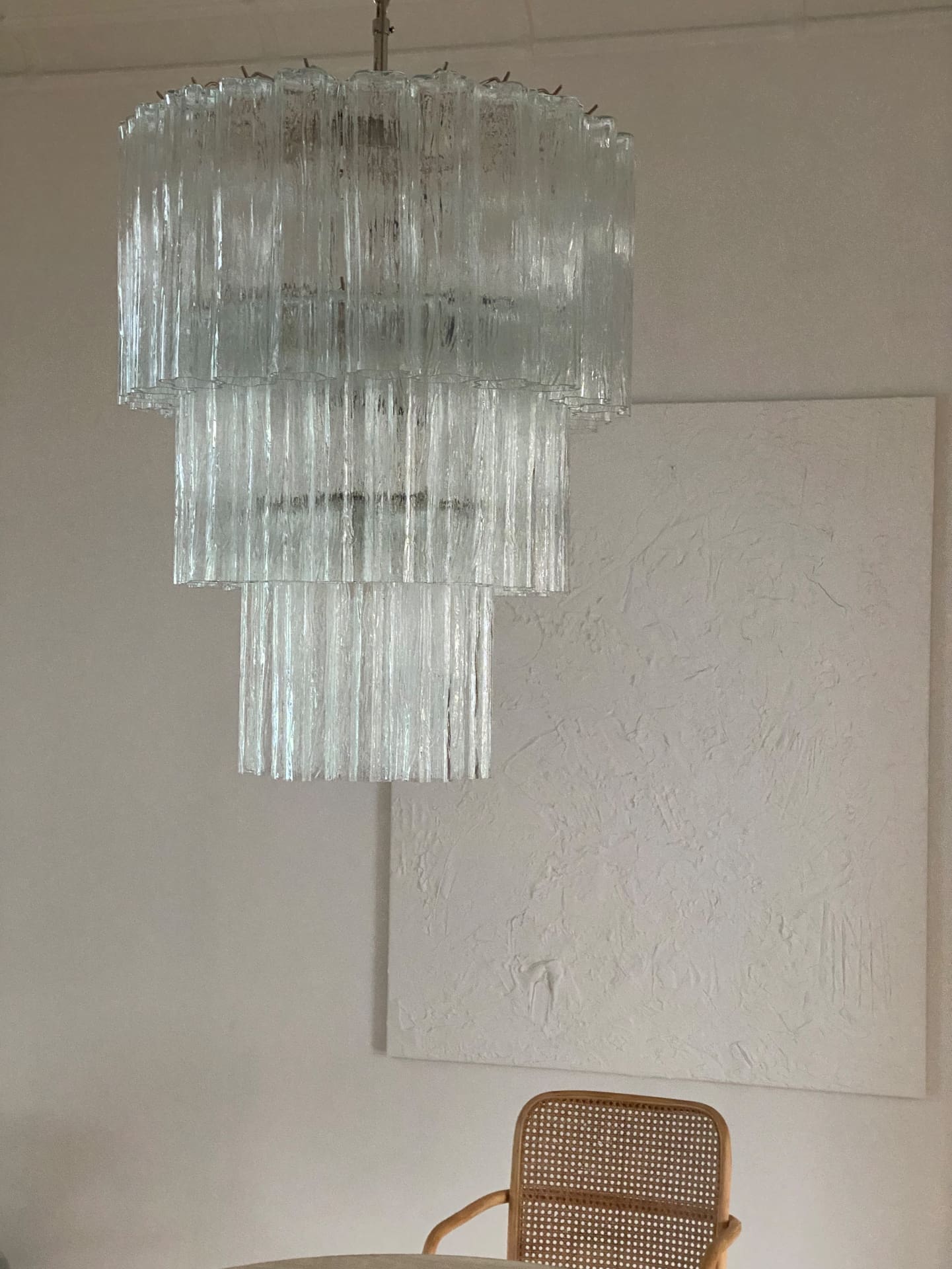 Murano Chandelier – 52 tubes – Transparent - Zonesus