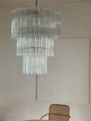 Murano Chandelier – 52 tubes – Transparent - Zonesus