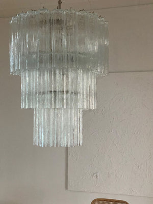 Murano Chandelier – 52 tubes – Transparent - Zonesus