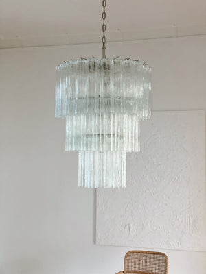 Murano Chandelier – 52 tubes – Transparent - Zonesus