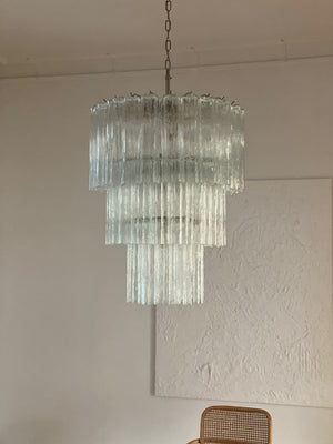 Murano Chandelier – 52 tubes – Transparent - Zonesus