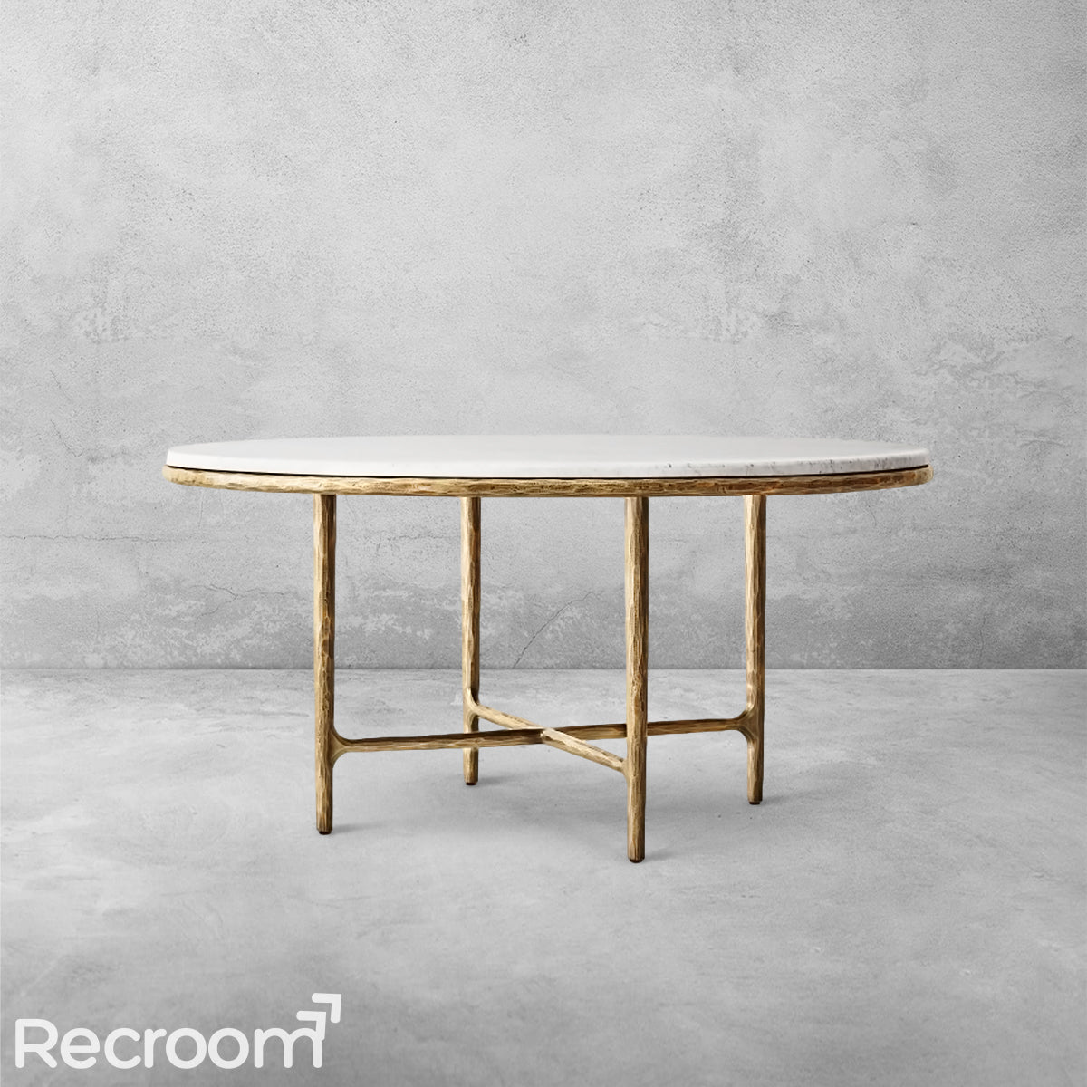 Thaddeo Marble Round Dining Table - Zonesus