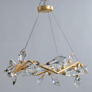 Addison 34" Crystal Chandelier - Zonesus