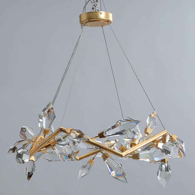 Addison 34" Crystal Chandelier - Zonesus