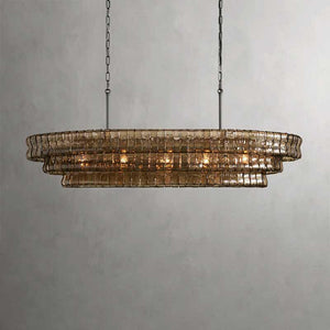 Ghiaccio Oval Chandelier - Zonesus