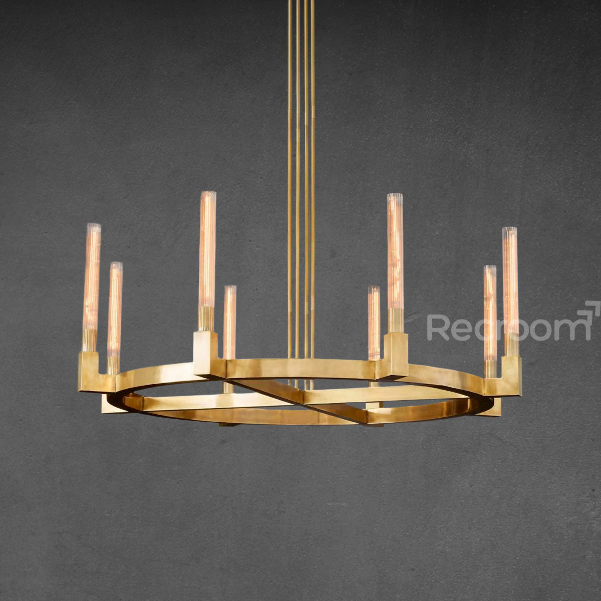 Cannel Round Chandelier 48" - Zonesus