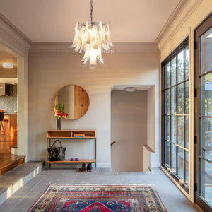 Murano Chandelier – 26 petals – White - Zonesus