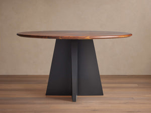 Jacob Round Dining Table with Vertex Base - Zonesus