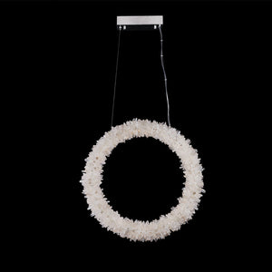 Cervine Modern Geode Quartz Crystal Chandelier - Zonesus