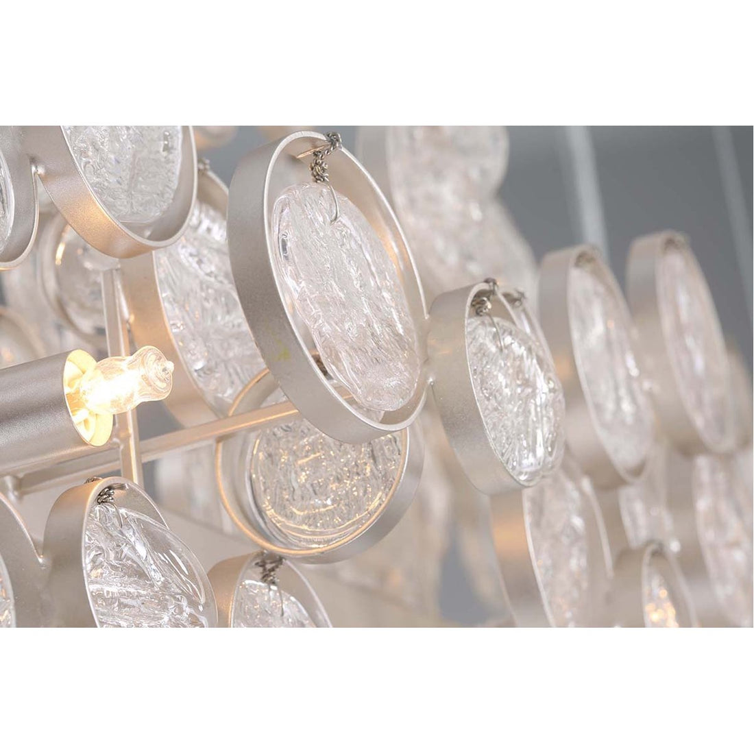 Mirella Trento Clustered Glass Linear Chandelier - Zonesus