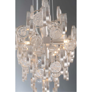 Mirella Trento Clustered Glass Linear Chandelier - Zonesus