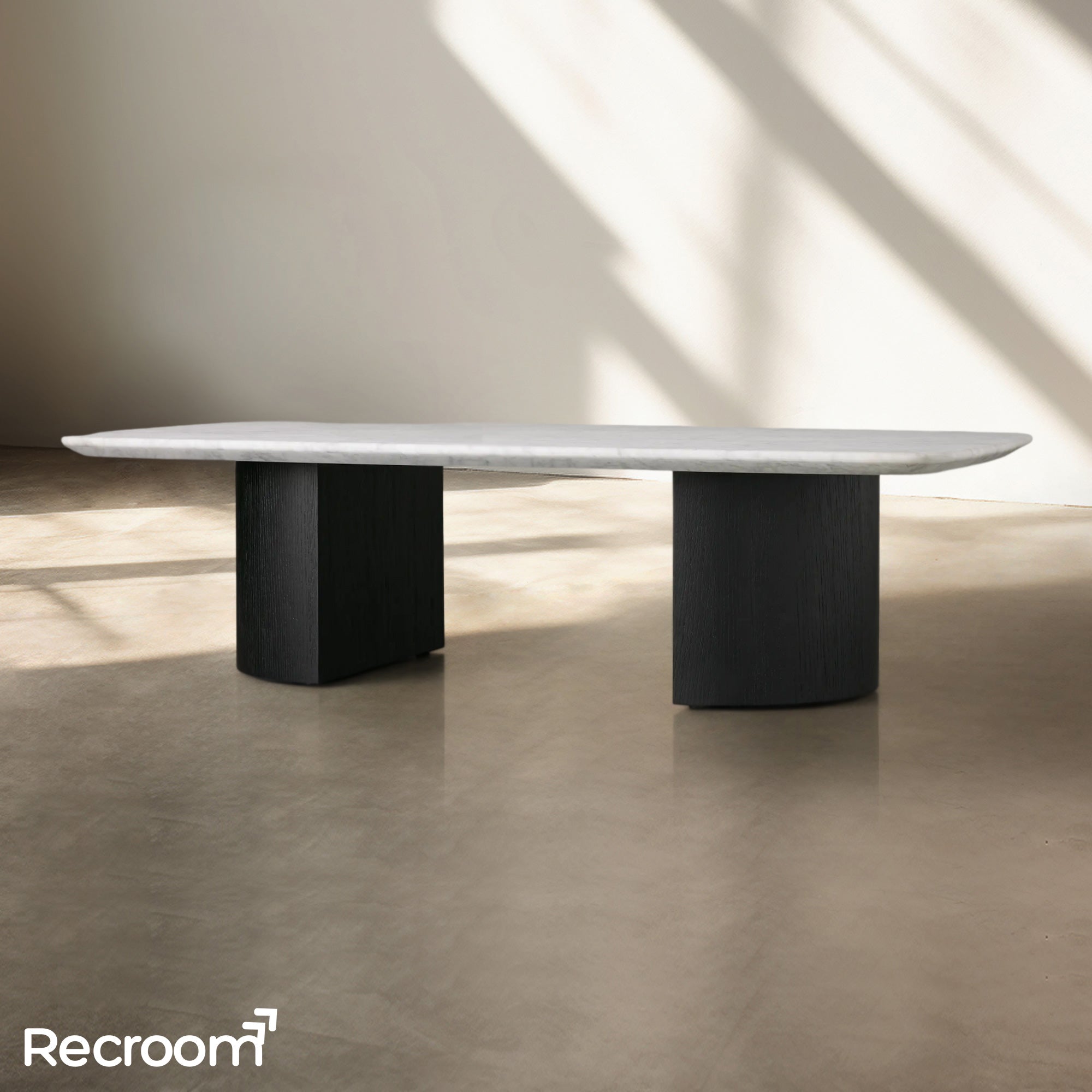 San Germani Stone Coffee Table with Dauphine Base - Zonesus
